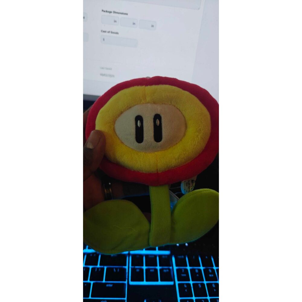 Super Mario Bros Sanei Fire Power Plush Plushie